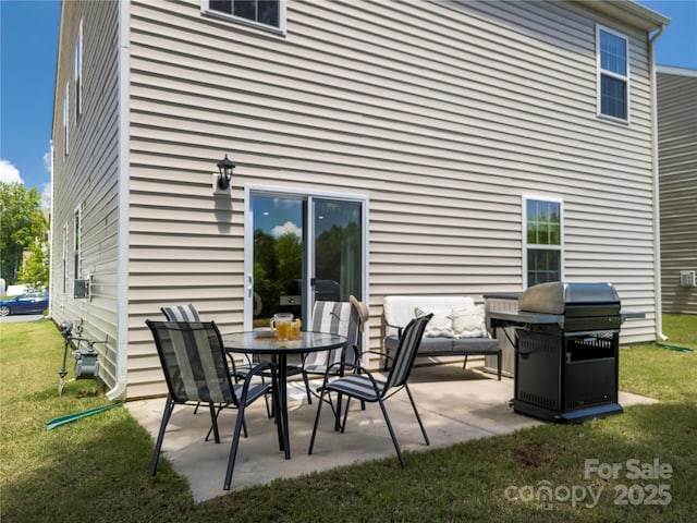461 Misty Law Ln, Clover, SC 29710 - rear view of property with a patio and a lawn