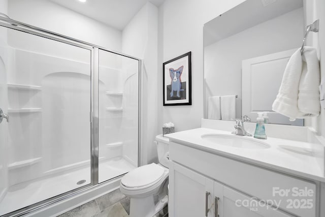 461 Misty Law Ln, Clover, SC 29710 - full bathroom featuring vanity and a shower stall