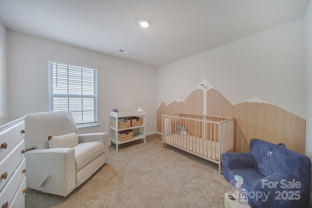 461 Misty Law Ln, Clover, SC 29710 - bedroom featuring carpet floors and a crib