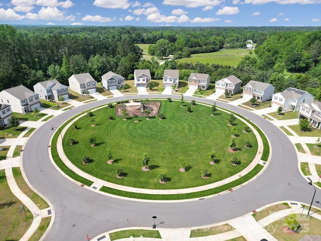 461 Misty Law Ln, Clover, SC 29710 - aerial view of residential area featuring a forest