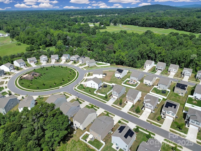 461 Misty Law Ln, Clover, SC 29710 - aerial overview of property's location with a heavily wooded area and nearby suburban area