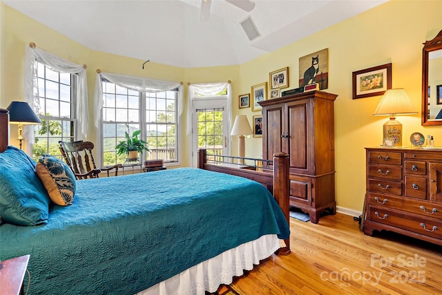 65 Timber Park Dr, Black Mountain, NC 28711 - bedroom featuring wood finished floors and a ceiling fan