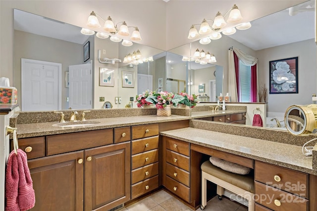 65 Timber Park Dr, Black Mountain, NC 28711 - full bathroom featuring tile patterned floors and vanity