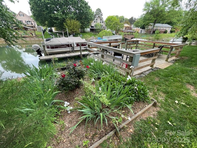 132 Marina Ln, Mooresville, NC 28117 - dock area featuring a water view