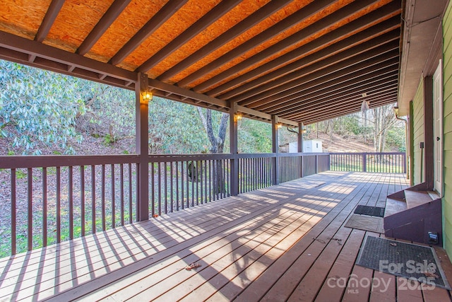 7150 Yellow Creek Rd, Robbinsville, NC 28771 - view of wooden deck