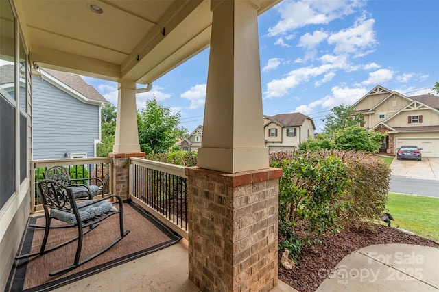 755 Lagan Ct, Fort Mill, SC 29715 - porch featuring a residential view