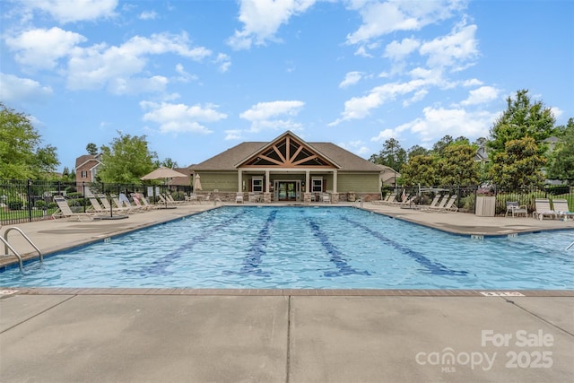 755 Lagan Ct, Fort Mill, SC 29715 - community pool featuring a patio