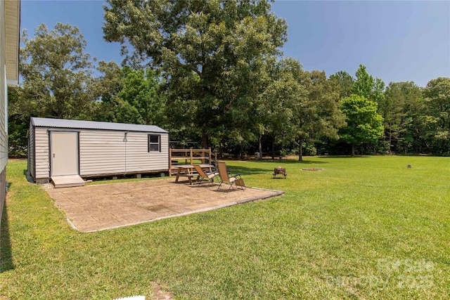 4285 Palmer Lloyd Rd, Lancaster, SC 29720 - view of grassy yard with a patio and view of scattered trees