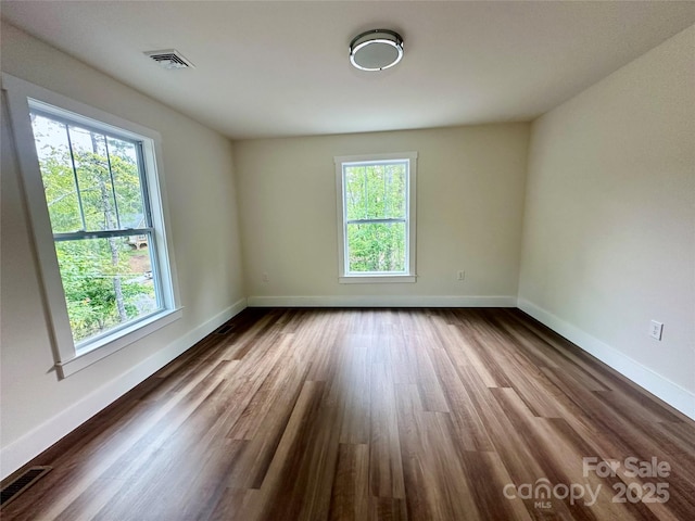 206 Cascade Ridge Rd, Fairview, NC 28730 - unfurnished room featuring dark wood finished floors and baseboards