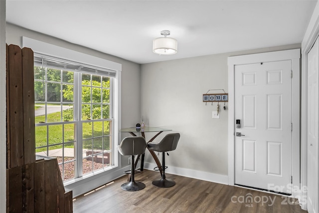 1730 Woodbend Ln, Conover, NC 28613 - entrance foyer with wood finished floors and baseboards