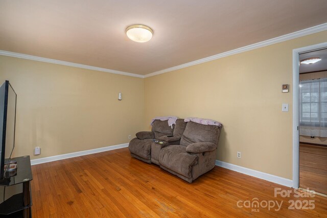 3120 7th Street Dr NE, Hickory, NC 28601 - unfurnished room with ornamental molding and wood finished floors