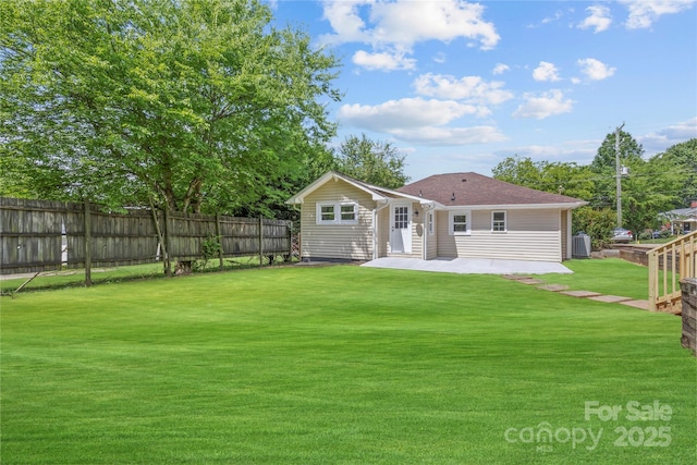 933 Old Charlotte Rd, Concord, NC 28027 - rear view of house featuring a patio area and central AC unit