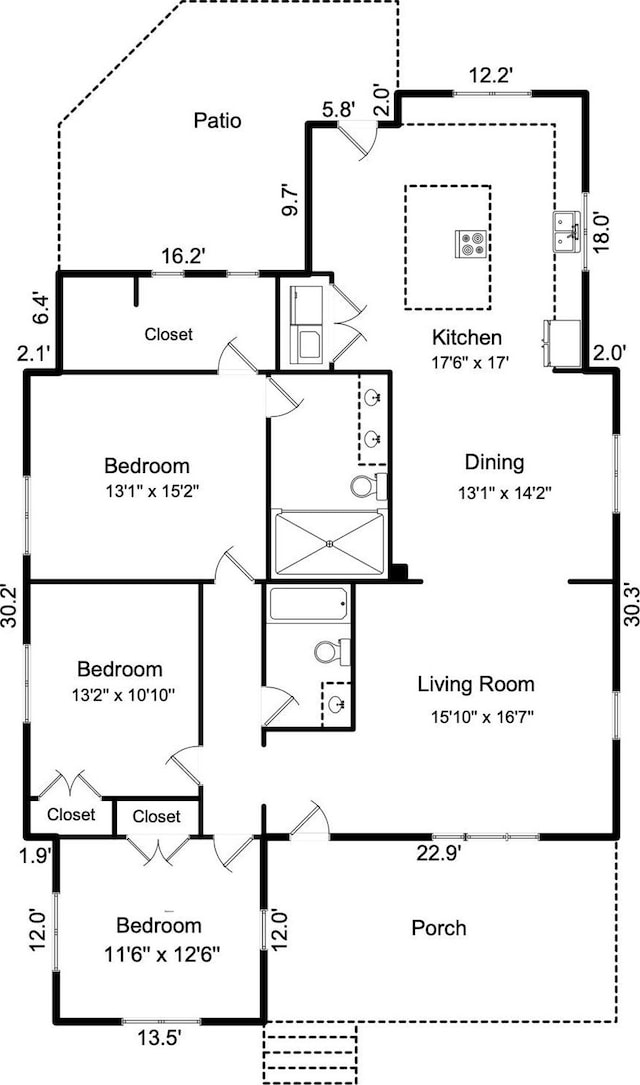933 Old Charlotte Rd, Concord, NC 28027 - property floor plan