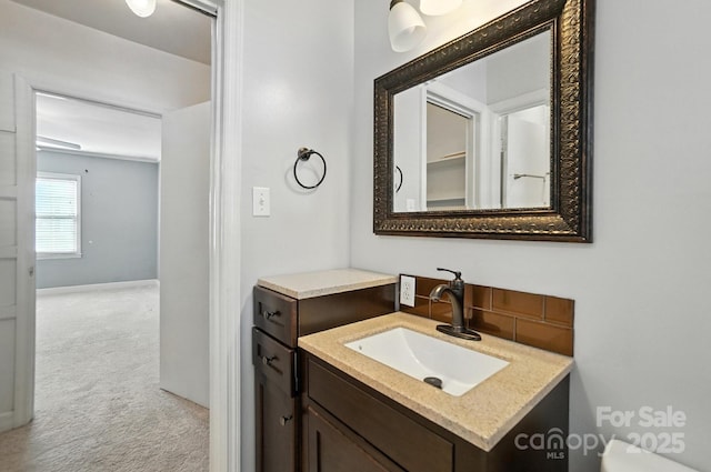5947 Quail Hollow Rd Unit A, Charlotte, NC 28210 - bathroom with vanity and toilet