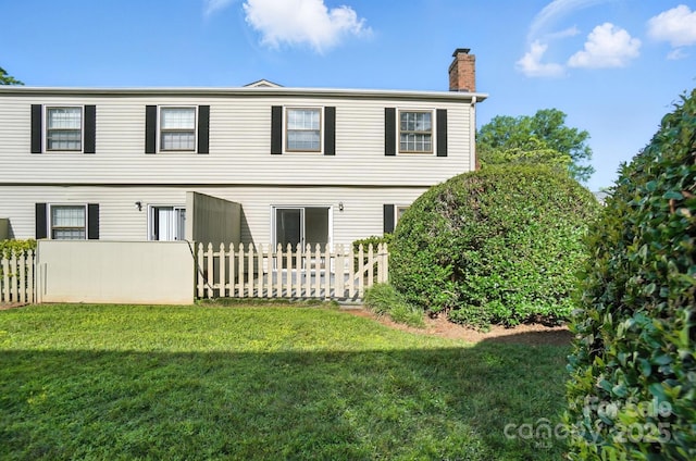 5947 Quail Hollow Rd Unit A, Charlotte, NC 28210 - back of property with a chimney