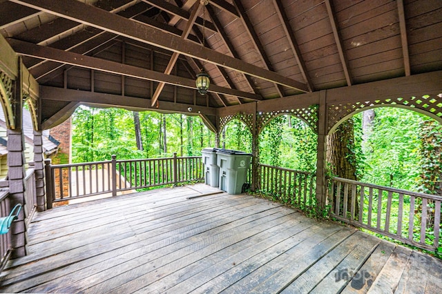 809 Westminster Cir SW, Lenoir, NC 28645 - deck with a gazebo