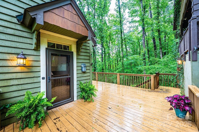 809 Westminster Cir SW, Lenoir, NC 28645 - view of wooden deck