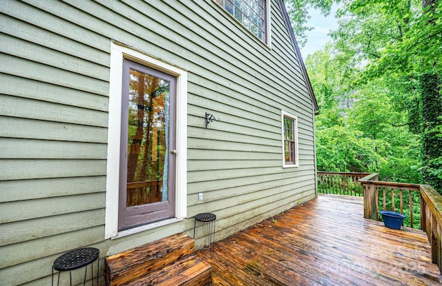 809 Westminster Cir SW, Lenoir, NC 28645 - view of wooden deck