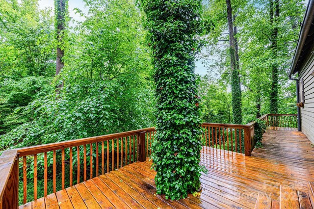 809 Westminster Cir SW, Lenoir, NC 28645 - view of wooden deck