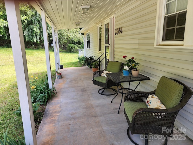 2904 E Brocktown Rd, Moravian Falls, NC 28654 - view of patio