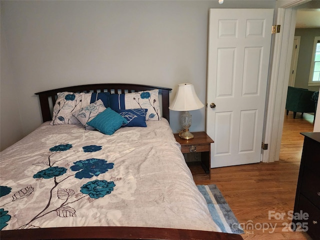 2904 E Brocktown Rd, Moravian Falls, NC 28654 - bedroom with wood finished floors
