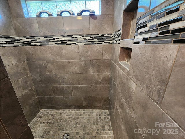 2904 E Brocktown Rd, Moravian Falls, NC 28654 - bathroom featuring tiled shower