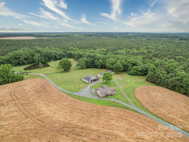 4115 Jenkins Rd, Marshville, NC 28103 - aerial view of a heavily wooded area