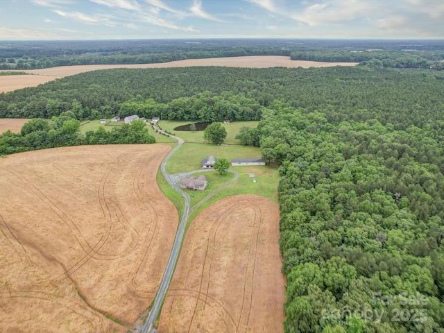 4115 Jenkins Rd, Marshville, NC 28103 - overview of rural landscape featuring a heavily wooded area