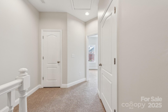 1126 Dean Hall Ln, Matthews, NC 28105 - hall featuring light carpet and baseboards