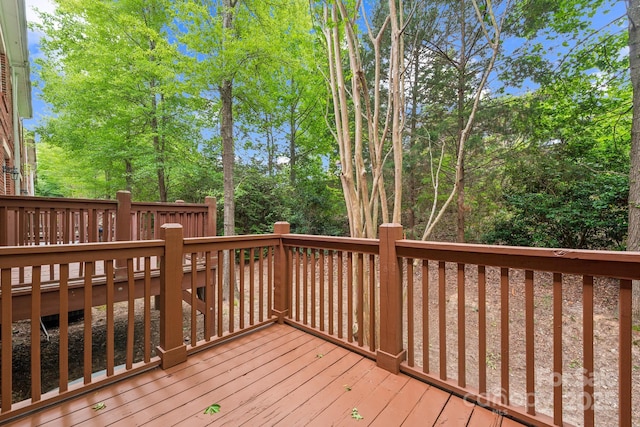 1126 Dean Hall Ln, Matthews, NC 28105 - view of wooden terrace