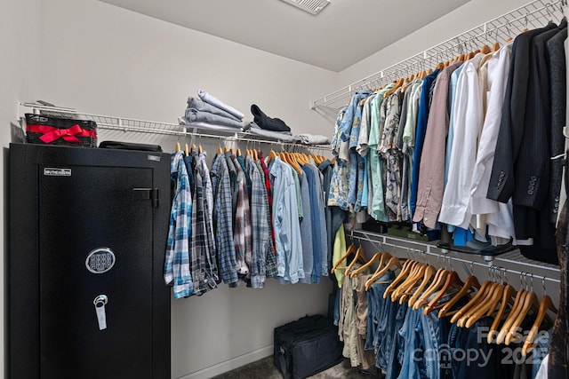 7339 Millstone Cir SW, Concord, NC 28025 - walk in closet with carpet floors