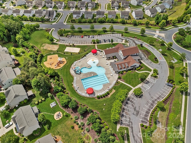 7339 Millstone Cir SW, Concord, NC 28025 - view of property location with nearby suburban area and a pool area