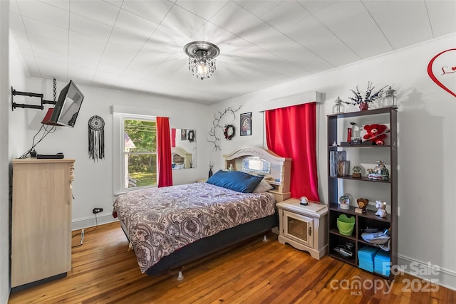 302 N St, Morganton, NC 28655 - bedroom with hardwood / wood-style floors