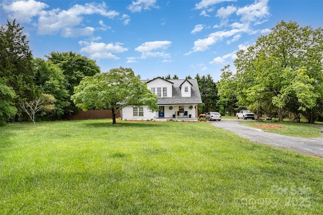 12504 Culp Rd, Gold Hill, NC 28071 - view of front of home with a porch, driveway, and roof with shingles