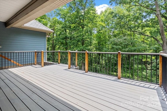 311 Carriage Crest Dr, Hendersonville, NC 28791 - view of wooden terrace