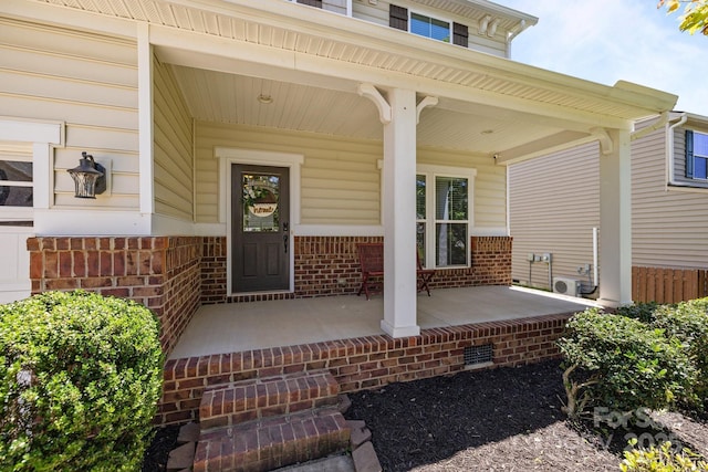 1300 Yellow Springs Dr, Indian Land, SC 29707 - doorway to property featuring a porch and brick siding