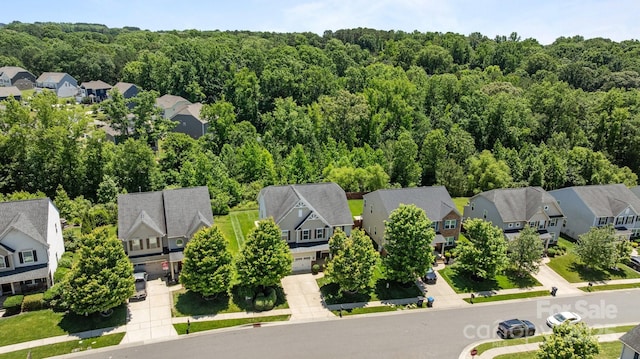 1300 Yellow Springs Dr, Indian Land, SC 29707 - aerial view of residential area with a heavily wooded area