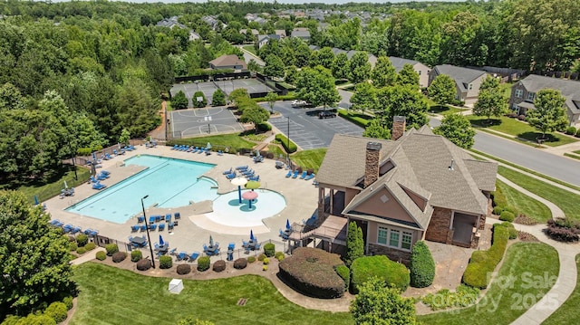 1300 Yellow Springs Dr, Indian Land, SC 29707 - drone / aerial view of a pool