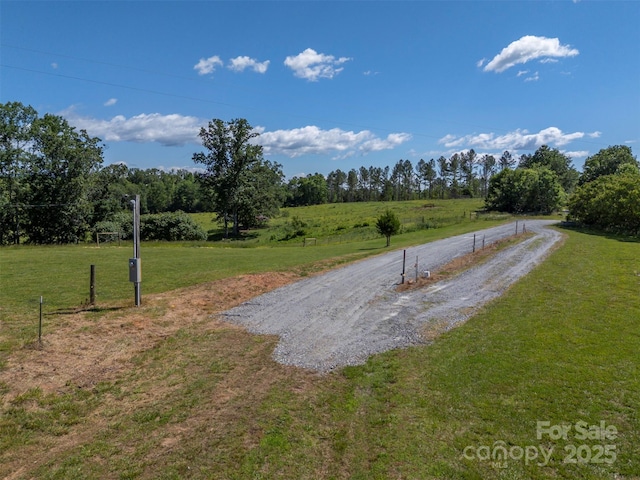 983 Stroud Rd, Ellenboro, NC 28040 - view of grassy yard with a rural view