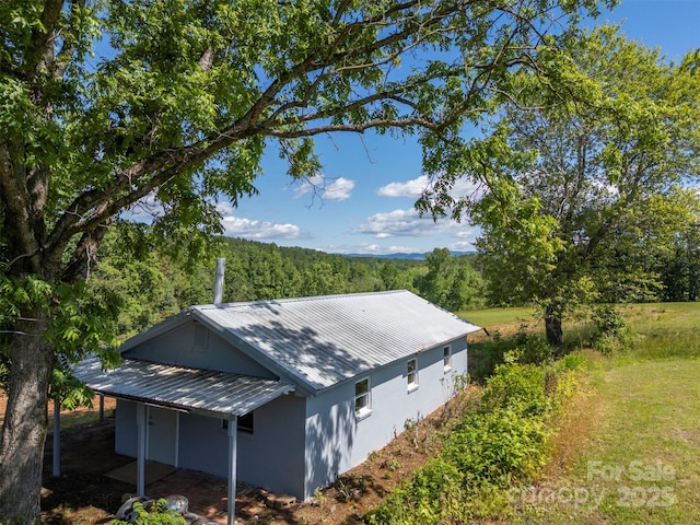 983 Stroud Rd, Ellenboro, NC 28040 - aerial view of property and surrounding area featuring a forest