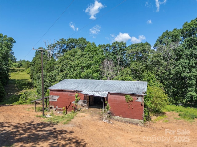983 Stroud Rd, Ellenboro, NC 28040 - view of outdoor structure with driveway