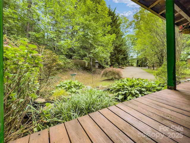95 Idlewood Dr, Marion, NC 28752 - view of wooden terrace