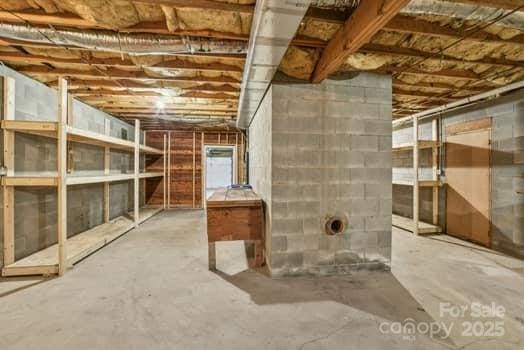 125 Merrill Rd, Fletcher, NC 28732 - view of unfinished basement