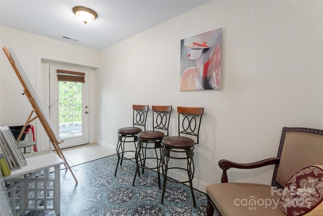 75 Cougar Ln, Saluda, NC 28773 - dining room featuring baseboards