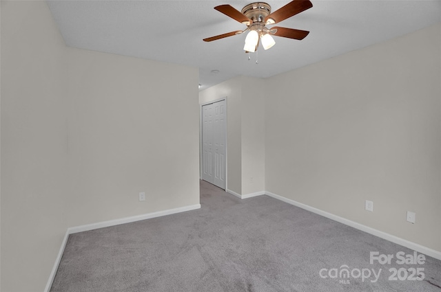 5237 Ficus Tree Ln, Charlotte, NC 28215 - spare room with carpet flooring and a ceiling fan