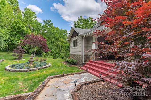1706 Rock House Cove Rd, Clyde, NC 28721 - view of grassy yard
