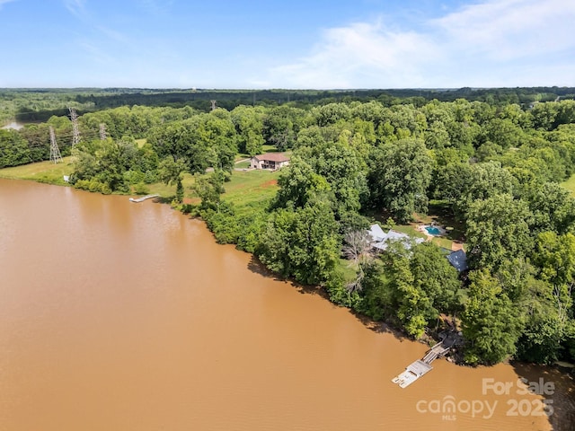 1433 Kern Carlton Rd, Salisbury, NC 28146 - bird's eye view of a large body of water and a forest