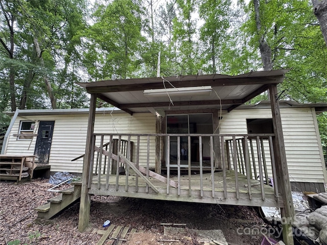 509 Waring Ct Lot 4, Fort Mill, SC 29707 - rear view of house with a wooden deck