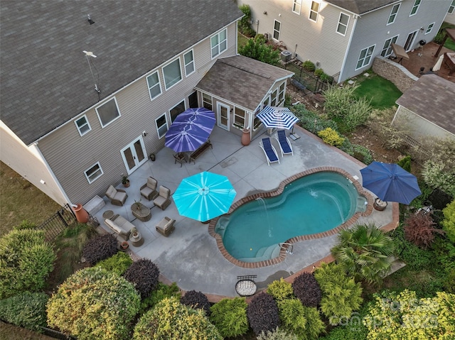 4500 Carrington Dr, Lancaster, SC 29720 - aerial view of property and surrounding area with a pool area