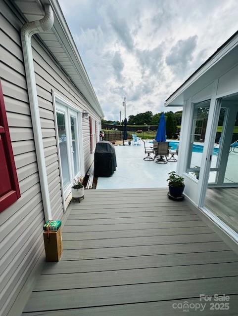 111 Brookview Dr, Shelby, NC 28152 - deck with a grill